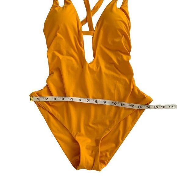 BECCA Split Strap Keyhole One Piece Swimsuit! - Picture 4 of 7